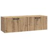 vidaXL Wandbeugel TV-kast Artisanaal eiken 98 x 31 x 30 cm