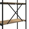 vidaXL Boekenkast Artisan Eiken 80 x 30 x 109 cm Bewerkt hout