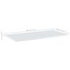 vidaXL Wandschappen 8 st 80x40x1,5 cm spaanplaat hoogglans wit