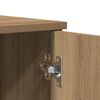 vidaXL Schoenenkast 80x39x178 cm bewerkt hout artisanaal eikenkleur