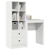 vidaXL Bureau met lade 2 pcs Wit