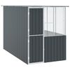 vidaXL Vogelkooi Antraciet 165 x 318 x 200 cm Gegalvaniseerd staal