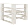 vidaXL 8-delige Loungeset pallet hout wit