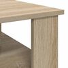 vidaXL Salontafel Sonoma Eiken 90 x 50 x 40 cm Bewerkt hout