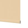 vidaXL Rolgordijn verduisterend 130x230 cm stofbreedte 126,6 cm beige