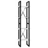 vidaXL Boekenkast met 4 schappen 40x30x140 cm bewerkt hout wit