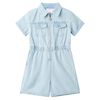 vidaXL Kinderonesie met korte mouwen 128 zachtblauw