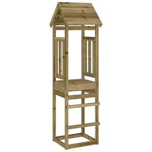 vidaXL Speeltoren 52,5x46,5x206,5 cm ge&iuml;mpregneerd grenenhout