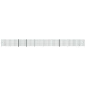 vidaXL Draadgaashek met flens 1,4x25 m groen