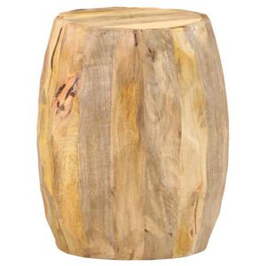 vidaXL Kruk trommelvormig massief mangohout