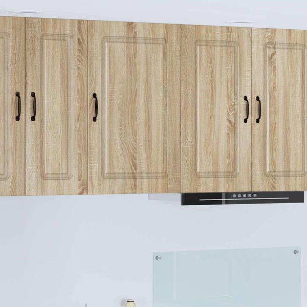 vidaXL Keukenkast Kalmar Sonoma Eiken 50 x 31 x 80 cm Bewerkt hout