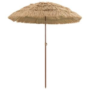vidaXL Tuinparasol Naturel 160 x 160 x 196 cm