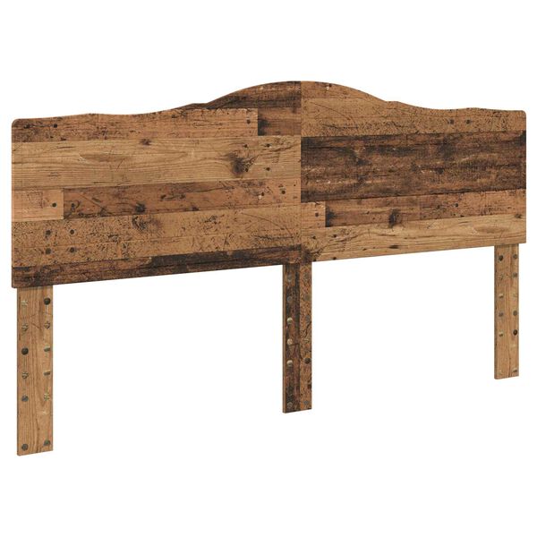 vidaXL Hoofdbord Oud Hout 200 cm Bewerkt hout