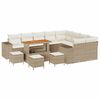 vidaXL Tuin Sofa Set 13 st 9-Aantal zitplaatsen Beige en Cr&egrave;me