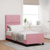 vidaXL Boxspringbed met hoofdeinde Roze 80 x 200 cm Fluweel