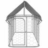 vidaXL Hondenkennel voor buiten met dak 400x100x150 cm