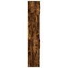 vidaXL Opbergkast smal 50x42,5x225 cm bewerkt hout gerookt eikenkleur