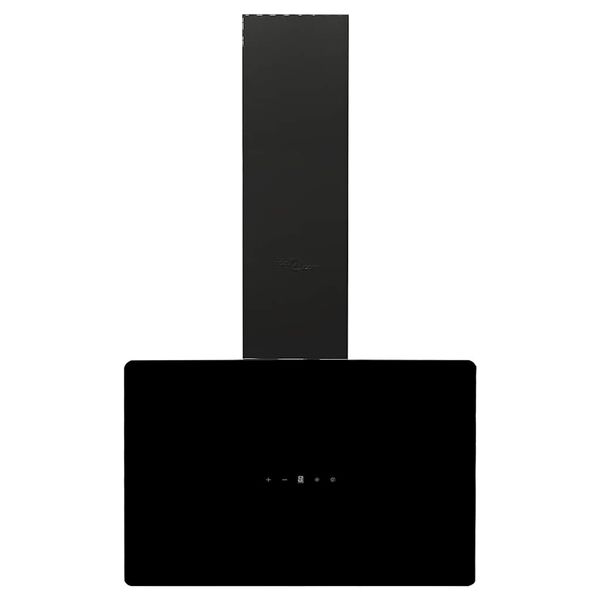 vidaXL Wandafzuigkap 60 cm staal en gehard glas zwart