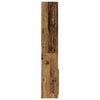 vidaXL Hoge kast 92x33x180 cm bewerkt hout oud houtkleurig