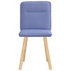 vidaXL Eetkamerstoelen 2 st stof jeansblauw