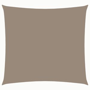 vidaXL Zonnescherm vierkant 2x2 m oxford stof taupe