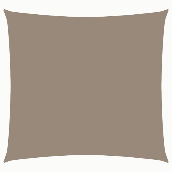 vidaXL Zonnescherm vierkant 2x2 m oxford stof taupe