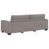 vidaXL 3-delige Loungeset met kussens stof taupe