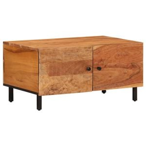 vidaXL Salontafel 80x50x40 cm massief acaciahout