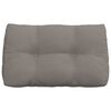 vidaXL Rugkussen Taupe 80 x 24 x 50 cm Stof