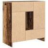 vidaXL Dressoir met lades en deuren 70,5x34x74,5 cm oud hout