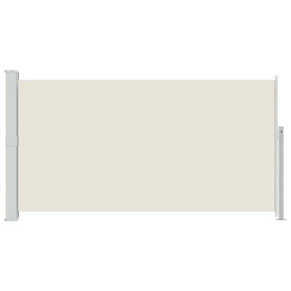 vidaXL Tuinscherm uittrekbaar 170x300 cm cr&egrave;me