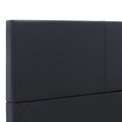 vidaXL Bedframe kunstleer zwart 160x200 cm