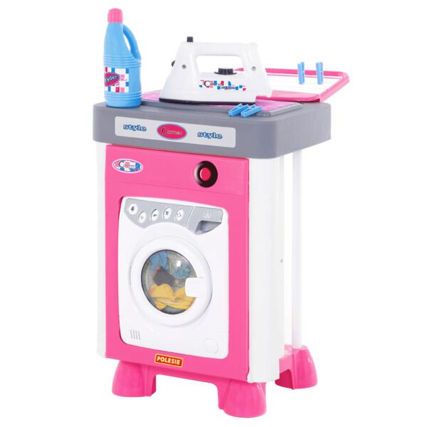 Polesie Wader 8-delige Speelgoedwasmachineset 45x31x46 cm PP