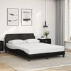 vidaXL Bedframe "Dover" kunstleer zwart 140x200 cm