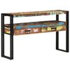 vidaXL Wandtafel Multikleur 120 x 33 x 75 cm Massief Gerecycled Hout