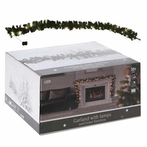 Ambiance Kerstslinger met 30 LED's 270 cm