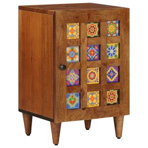 vidaXL Badkamerkast met opslag Walnotenhout 38 x 33 x 58 cm