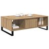 vidaXL Salontafel Artisan Eiken 104 x 60 x 35 cm Bewerkt hout