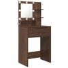 vidaXL Slaapkamer Kaptafels Bruin Eiken 80 x 39,6 x 135 cm