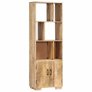 vidaXL Boekenkast 60x35x180 cm massief mangohout