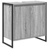 vidaXL Badkamer Kast Grijs Sonoma 60 x 30 x 60 cm Bewerkt hout