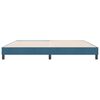 vidaXL Boxspring zonder matras fluweel donkerblauw 180x210 cm