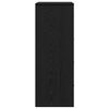 vidaXL Dressoir met lade Zwart Eiken 60 x 31 x 84 cm Bewerkt hout