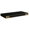 vidaXL Wandschappen zwevend 4 st 50x23x3,8 cm MDF zwart