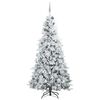 vidaXL Kunstmatige Inklapbare Kerstboom Wit 240 cm PE en PVC