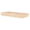 vidaXL Bedframe massief hout 90x200 cm