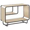 vidaXL Dressoir Sonoma Eiken 93,5 x 37,5 x 64,5 cm Bewerkt hout