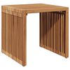 vidaXL Tuin Bijzettafel Bruin 45 x 42.5 x 45 cm Massief teakhout