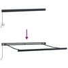 vidaXL Inklapbaar Zonnescherm Multikleur 300 x 250 cm Stof en Metaal