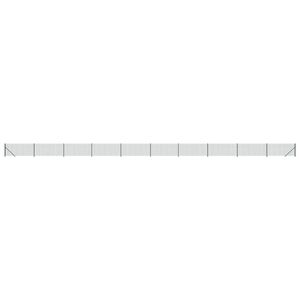 vidaXL Draadgaashek met flens 0,8x25 m groen